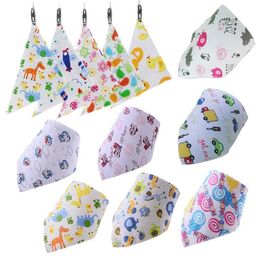 Joli bébé 2016 bavoirs bébé mignon coton nouveau-né Triangle rot chiffons Bandana infantile salive Bavoir serviette nouveau-né alimentation bébé filles