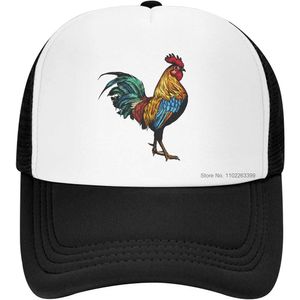 Pretty Cock Trucker Hat Mesh Back Ajustable Funny Gift Baseball Snapback Gorra para hombres y mujeres