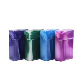 Portasigarette in plastica piuttosto colorato Portasigarette portatile separato Custodia a conchiglia Custodia protettiva innovativa Porta fumatori Stash Lighter Container DHL