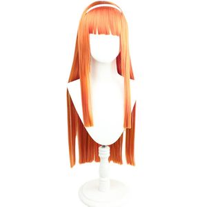 Mooie DRB Costum Silence Suzuka Cosplay Pruik Hittebestendig Synthetisch Haar voor Halloween-feest