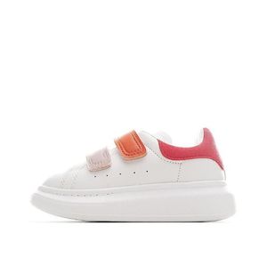 Jolis enfants chaussures en cuir lacet up masculin plateforme de mode baskets surdimensionnées blanc noir