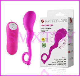 PRETTY LOVE 12fonction vibrant oeuf silicone vibrateur haute qualité balle vibrateur produits sexuels jouets sexuels pour femme q17112435402452