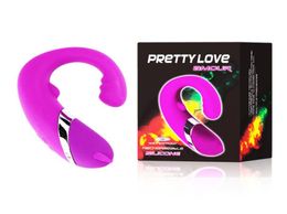 Pretty love Amour USB Rechargeable G Spot Gode Stimulateur 12 Vitesses Vibrateur Pour Femmes Sex Toy pour Couples Produits de Sexe q17112439763460