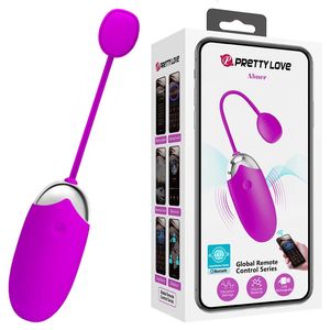 Pretty Love APP Bluetooth Vibrateur Télécommande G Spot Oeuf Vibrant Vibrateur Sans Fil pour Femmes Érotique Sex Shop Jouets Pour Adultes 240309