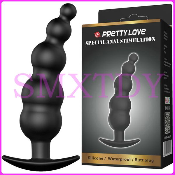 Joli amour godemichet anal jouets anaux, Prostata Massage adulte Gay Silicone Plug Anal jouets sexuels pour hommes femme 17602