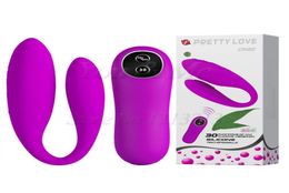 Pretty Love Recharge 30 Speeds Silicone Wireless Remote Control Vibrator We Design Vibe 4 volwassen seksspeelgoed seksproducten voor koppels Y5722126