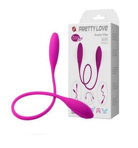 Pretty Love Vibromasseur télécommandé sans fil en silicone rechargeable à 7 vitesses Nous concevons Vibe 4 Produits de jouets sexuels pour adultes pour couples5874444