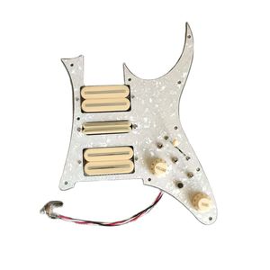 Pré-câblé HSH Pickguard haute sortie DCR Humbucker micros multifonctions interrupteur à bobine fendue faisceau de soudage