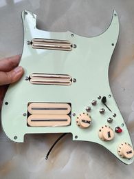 Voorgewroude SSH Gele Pick-ups US Pickguard 4 Single Cut 7 Way Switch Multifunctionele Draadharnas