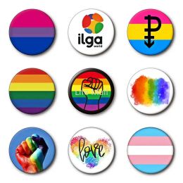 Trots Regenboog Vuist Hart Liefde Vlag Lippen Broches Aangepaste GLBTQ Badges voor Tas Revers Sieraden Cadeau voor Gay Lesbiennes Vrienden 829