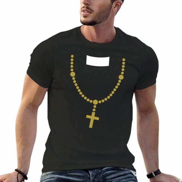 prêtre T-Shirt vêtements anime vêtements esthétiques séchage rapide uni blanc t-shirts hommes D7br #