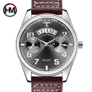 Prins Pilot Mannen Sport Horloge Luxe Merk Bayan Kol Saati Datum Business Calendar Mannen Erkeek Saat Quartz Mannelijke Waterdichte Horloges 210527