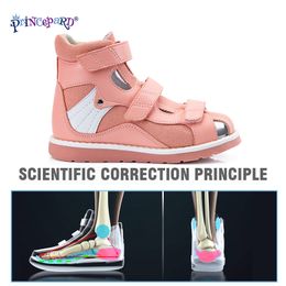 Prinspard Orthopedische Kids Sandalen voor jongens Girls Summer Open Toe corrigerende boogsteunschoenen Babies eerste wandeling Thomas Sole