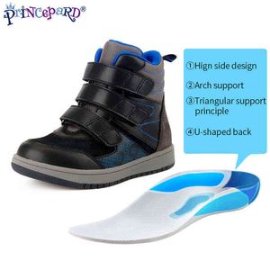 PREGRPARD Peuter Orthopedische Sneakers Jongens Meisjes Laarzen Ortics Schoenen met Insoles Arch Support Kids Flatfoot Lopen Schoenen 211108