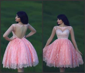 Princesse robe de bal robes fête dos nu cristal Bling bal dentelle robe rose doux 16 filles belle haute qualité vêtements de cérémonie Kne6088781