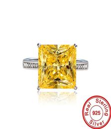 Princess Cut 6Ct Topaz Diamond Promise Ring 100 Real 925 STERLING SIGHER ENGACTION BAGLE DE MARIAGE SANS POUR LES FEMMES BIELRIEMENTS PARTY7296569