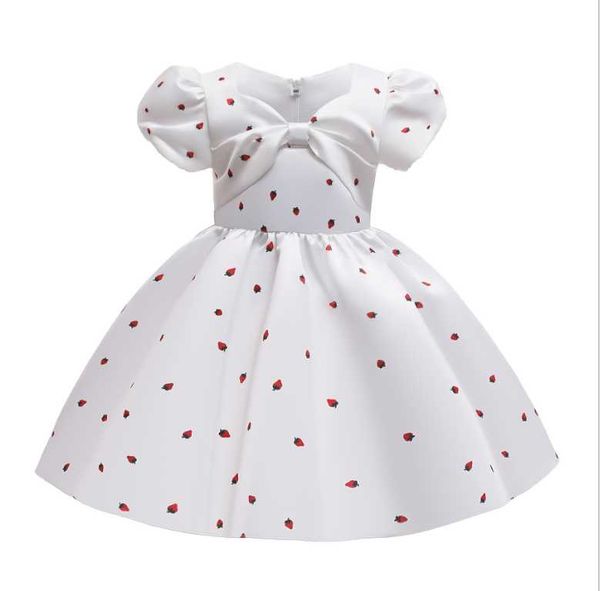 Robe de princesse pour petites filles, motif floral, robes élégantes pour fête d'hiver, noël, Halloween, vêtements pour enfants