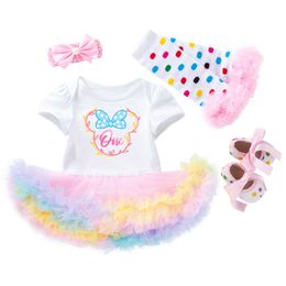 Collection de combinaison de robes, chaussures et chaussettes de princesse pour bébés filles et vêtements pour enfants