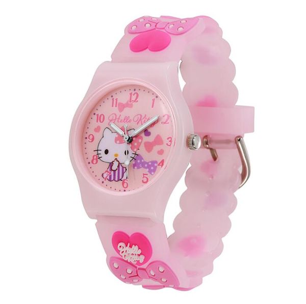 Relojes de princesa para niños, reloj de pulsera con patrón de dibujos animados para niños y niñas, bonito reloj de cuarzo, regalo de silicona para estudiantes