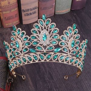 Princess Opal Crystal Tiara Kroon Elegante Vrouwen Tiara Bruiloft Haar Jurk Accessoires Sieraden