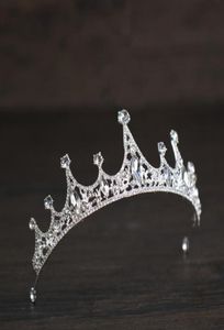 Prinses Silver Diamond kroon bruidskroon trouwjurk bruiloft accessoires6375217