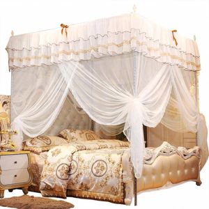 Priness Cot Luxury Princess Four Corner Post cama cortina dosel ting elegante ropa de cama bebé mosquitera