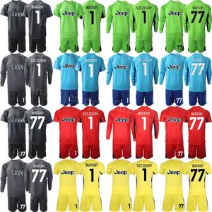 Equipo del club GK Soccer de manga larga 23 Carlo Pinsoglio Jersey Set portero Mattia Perin Gianluigi Buffon Wojciech Szczesny Camisa de fútbol Kits 23/24 Menses Youwen