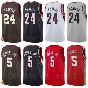 Print Basketball Derrick Jones JR Jersey 5 Nassir Little 9 Norman Powell 24 Aangepaste naamnummer Grootte S tot XXXL