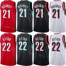 Imprimer Basketball Scoot Henderson Jersey 00 Kris Murray 8 Rayan Rupert Jrue Holiday 21 Jabari Walker 34 Kevin Knox II Matisse Thybulle DeAndre Ayton 22 Hommes Enfants Femmes