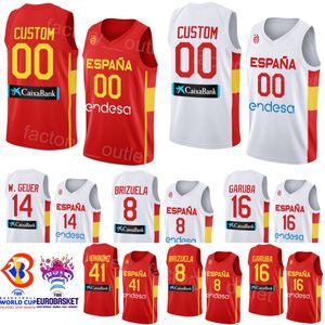 Imprimir Baloncesto España 9 Ricky Rubio Jersey 13 Marc Gasol 4 Pau Gasol 16 USMAN GARUBA 4 ALBERTO DIAZ 8 Dario Brizuela 21 Alex Abrines 24 JUAN NÚÑEZ Copa del Mundo España 2023