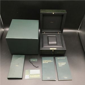 Print Custom Card Model Serienummer Juiste papieren Originele groene Woody Watch Box voor AP Boxes Booklets Watches