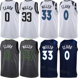 Afdrukken Draft Pick Basketball Mike Conley Jersey 10 Leonard Miller 33 Jaylen Clark 0 Naz Reid 11 Bryn Forbes 10 Taurean Prince 12 Jaylen Nowell 4 Kyle Anderson 5 Man Youth