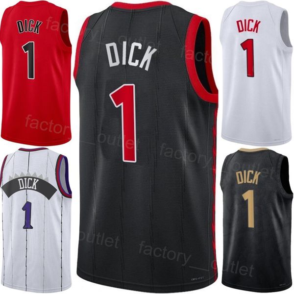 Print Draft Pick Basketball Jersey Gradey Dick 1 Jakob Poeltl 19 Scottie Barnes 4 Fred VanVleet 23 Pascal Siakam 43 Precious Achiuwa 5 Chris Boucher 25 Shirt Homme Femme