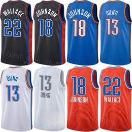 Afdrukken Draft Pick Basketball Victor Oladipo Jersey Vasilije Micic Cason Wallace 22 Keyontae Johnson 18 Ousmane Dieng 13 Jalen Williams 8 Isaiah Joe 11 Man Vrouw Jeugd