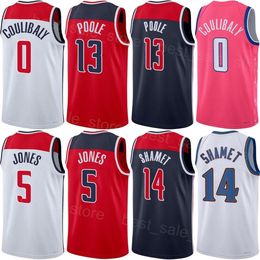 Afdrukken Draft Pick Basketbal Landry Shamet Jersey Poole 13 Bilal Coulibaly 0 Danilo Gallinari Tyus Jones Daniel Gafford 21 Xavier Cooks 12 Delon Wright 55 Man Vrouw