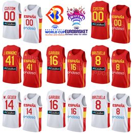 Imprimer Espana Basketball Espagne 21 Alex Abrines Maillots 9 Ricky Rubio 13 Marc Gasol 4 Pau Gasol 16 USMAN GARUBA 4 ALBERTO DIAZ 8 Dario Brizuela Coupe du monde 2023 Rouge Blanc