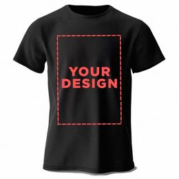 impression à la demande 100% T-shirt Cott pour hommes femmes conception de bricolage personnalisée DTF * A3 c0KM #