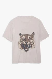 Imprimer vintage T-shirt Stirfry couleur lavage à eau T-shirt Snowflake t-shirt à manches courtes pour femmes designer tops d'été 0101