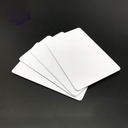 Printable Blank Sublimation PVC Card Party Favor Plastic White ID Business Card for Promotion Gift Name Cards Party Desk Number Tag DH974