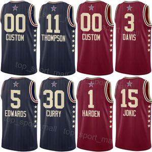 Bedrukt basketbal 2024 All-star Alperen Sengun Jersey Heren Dames Kid 28 Paul George 13 Victor Wembanyama 1 Chet Holmgren 7 Domantas Sabonis 10 Austin Reaves 15