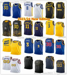 Basketbalshirts Stephen Curry Chris Paul Klay Thompson Andrew Wiggins Draymond Green Andre Iguodala Jonathan Kuminga Moses Moody Kevon Looney Payton II Bedrukt