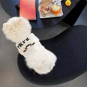 Gedrukte kat hond warme trui Eenvoudige ontwerper Schnauzer Franse Bulldog haarloze huisdier kat hond trui