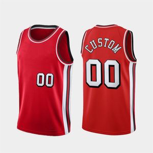 Imprimé Chicago Custom DIY Design Maillots de basket-ball Personnalisation Uniformes d'équipe Imprimer Personnalisé n'importe quel nom Numéro Hommes Femmes Enfants Jeunesse Maillot Rouge