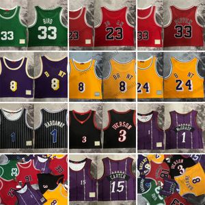 IMPRIMÉ FEMMES CLASSIQUES Rétro Jerseys Basketball Girl Food Food Allen Iverson Vince Carter Bird Scottie Pippen Dennis Rodman Penny Hardaway Tracy McGrady Jerseys