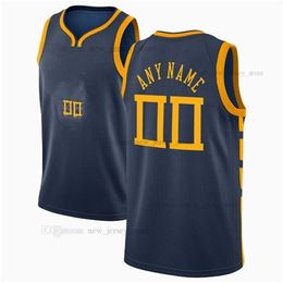 Gedrukt Custom DIY Design Basketbal Jerseys Customization Team Uniformen Print Personalized Letters Naam en nummer Mens Dames Kinderen Jeugd Golden State0010