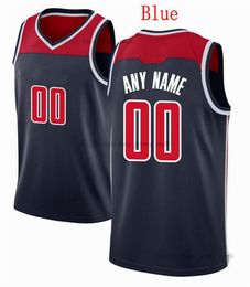 Gedrukt Custom DIY Design Basketbal Jerseys Customization Team Uniformen Print Personalized Letters Naam en nummer Mens Dames Kids Jeugd Washington 100855