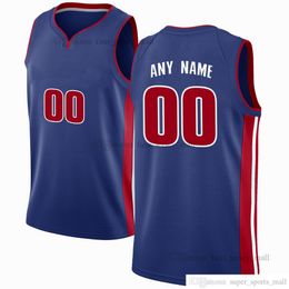 Imprimé personnalisé bricolage conception maillots de basket-ball personnalisation uniformes d'équipe imprimer des lettres personnalisées nom et numéro hommes femmes enfants jeunes Detroit 100204