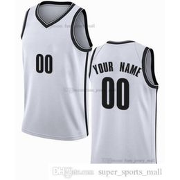 Gedrukte aangepast DIY Design Basketball Jerseys Customization Team Uniforms Print Gepersonaliseerde letters Naam en Number Mens Women Kids Youth Brooklyn 100307