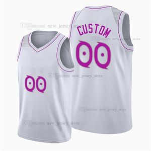 Gedrukt Custom DIY Design Basketbal Jerseys Customization Team Uniformen Print Personalized Letters Naam en nummer Mens Dames Kids Jeugd Minnesota006