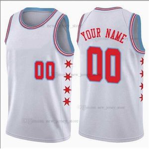 Impreso personalizado Diseño de bricolaje Camisetas de baloncesto Personalización Uniformes de equipo Imprimir letras personalizadas Nombre y número Hombres Mujeres Niños Jóvenes Chicago004